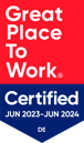 Zertifikat von Great Place to Work