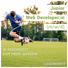 Junior Software Developer:in Web gesucht