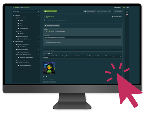 twinstudio Demo builder DE click