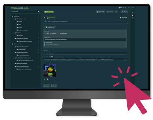 twinstudio Demo builder EN click
